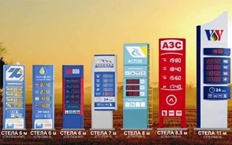 LED ТАБЛО ДЛЯ АЗС — 1