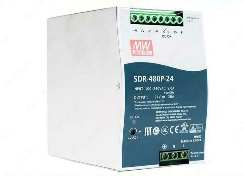 SDR-480P-24 Блок питания MEAN WELL — 1