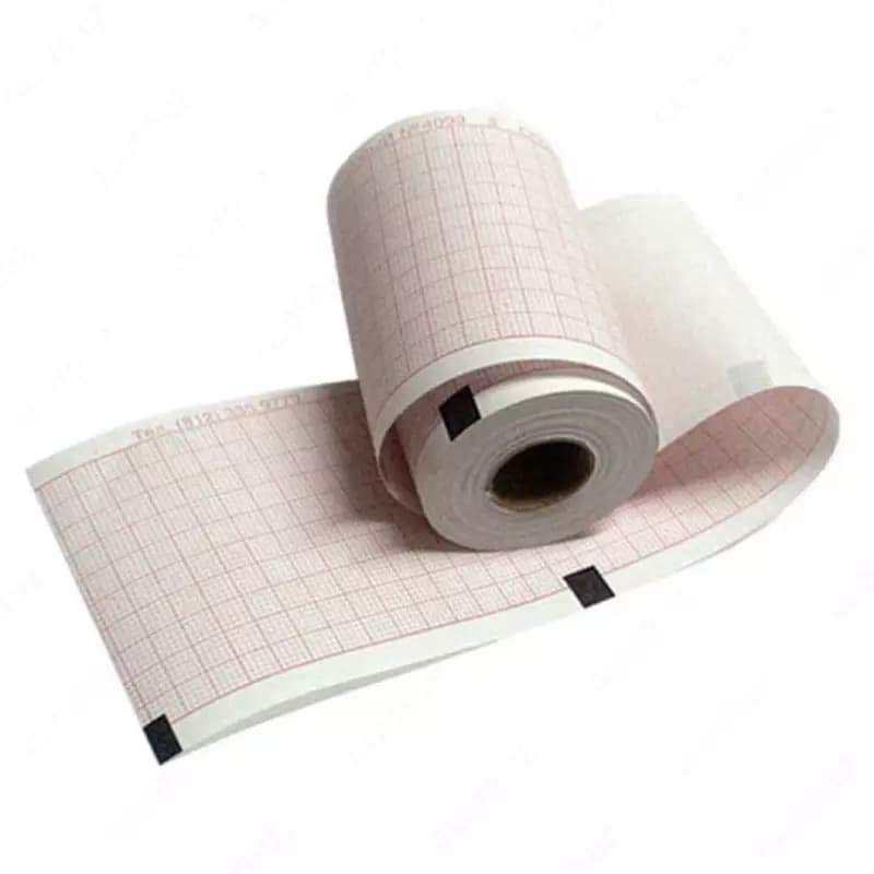 Лента диаграммная для ЭКГ (50×28/57х25/63х30/80х20/110х30) Узбекистан — 1