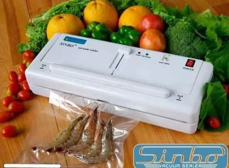 Вакуумный упаковщик. Vakum gadoklash. Вакуум аппарат. SINBO DZ-280/ 2SD — 1