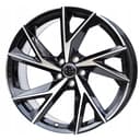 Avtomobil uchun diska R20 D5491 5-112 Black Machine 4 ta