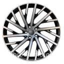 Avtomobil uchun diska R20 0368 5-112 Black Machine 4 ta