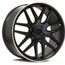 Diska mashina uchun R18 85009 5-112 Matt Black lip 4 ta
