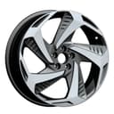 Avtomobil uchun diska R18 25008 Black machin 5 114.3 ET35 CB73.1 4 ta