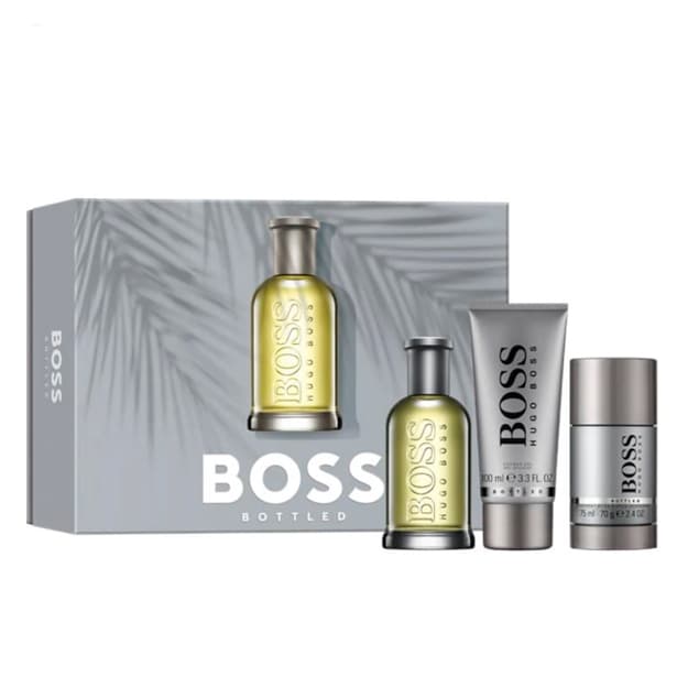 Hugo Boss Bottled Giftset (EDT 100ml+SG 100ml+DS 75ml) — 1