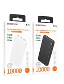 Tashqi batareya Borofone BJ56 10000 mAh qora oq