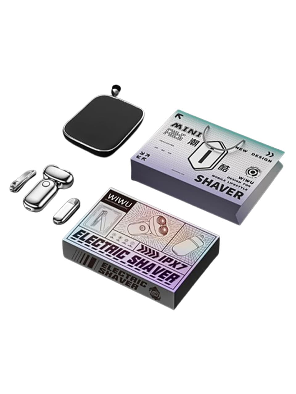 Portativ elektr soqol mashinasi VIVU Vi-Sh005 3 ta 1 ta janob soqol mashinasi to‘plami — 1