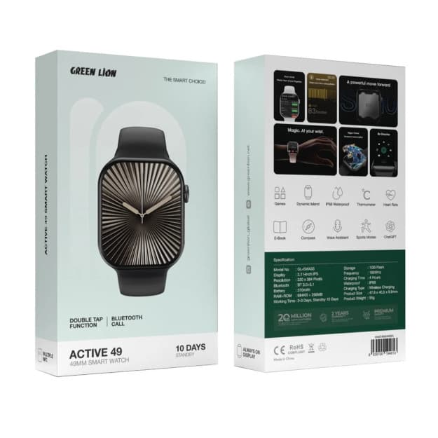 Green Lion Active 49 66595 aqlli soati — 1