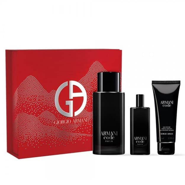 Giorgio Armani Code (M) Set EDP 125ml + EDP 15ml + Sh/G 75ml — 1