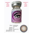 Rangli kontakt linzalari Vakoli LUNA NATURAL POP BROWN