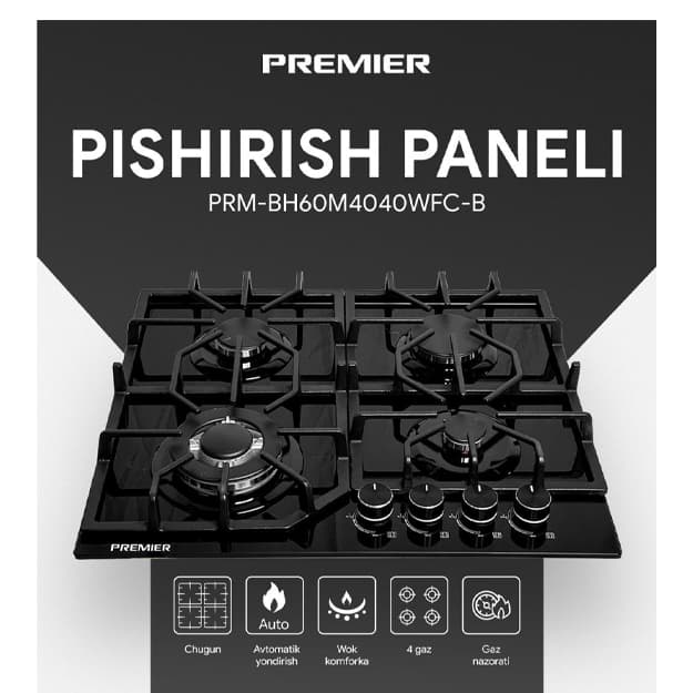 Pishirish paneli Premier PRM-BH60M4040WFC — 1
