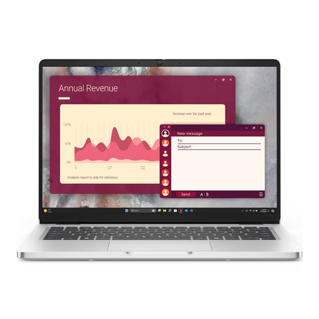 Noutbuk Dell Pro 14 Laptop Intel Core Ultra7-255U 16/512GB 14.0" FHD+ (BTO107_PC14250_EMEA_UBU) — 1