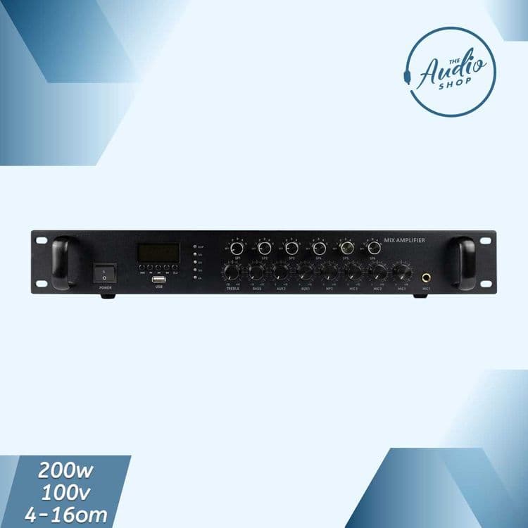 Усилитель 4-16Ω + 100V D-6200A — 1