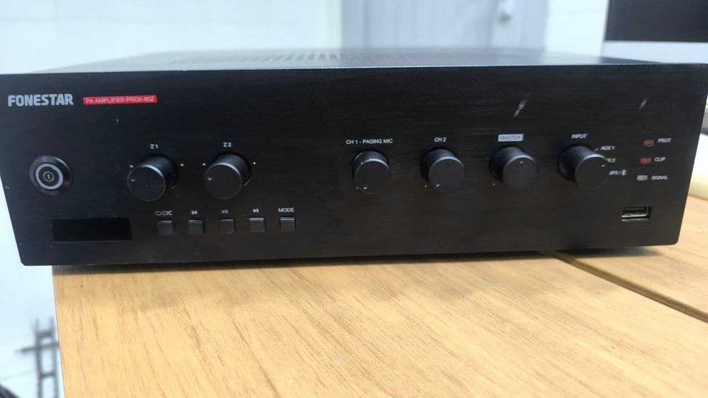 Усилитель- плеер FONESTAR PROX-60Z ( 60 Wat) 2 Зоны. — 1