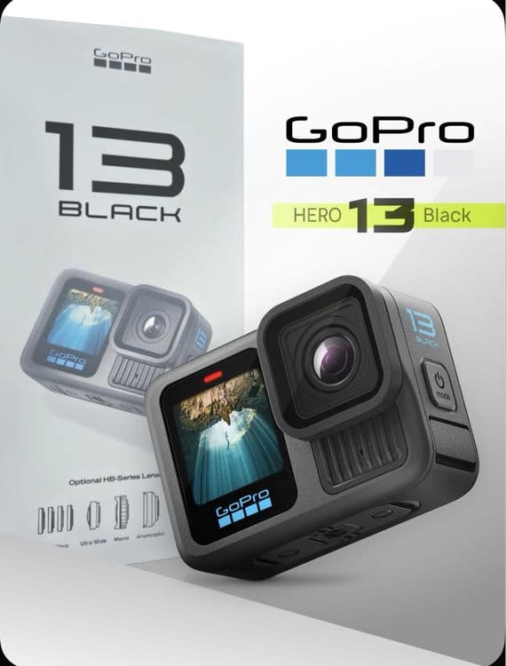 GO Pro hero 13 black.Экшен камера. Набор аксессуар. Зашитник. Палка. — 1