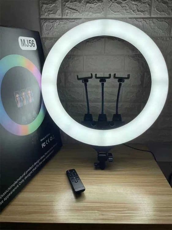 Кольцевая Лампа RGB 54 см + Штатив + Пульт — 1