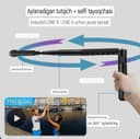 для съемки Insta360 X4 Х3, штатив палка для селфи 1,2 м