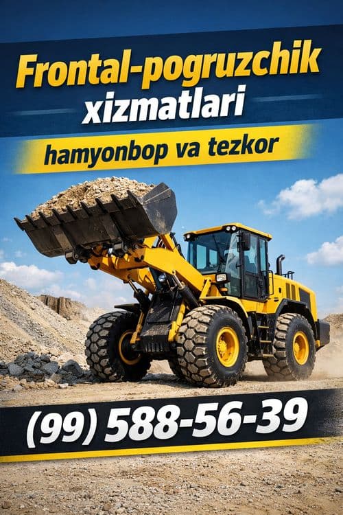 услуги фронтального погрузчика, погрузчик хизмати, pagurchik xizmati, — 1
