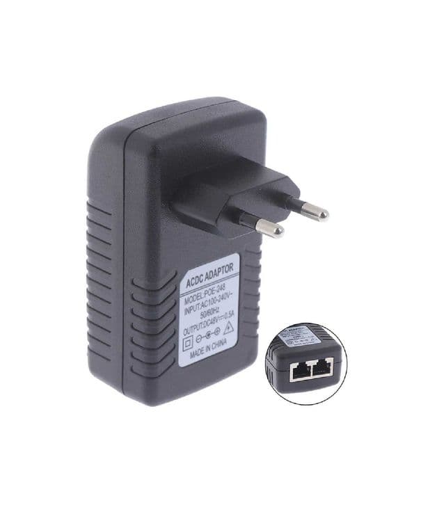 POE Ethernet адаптер AC DC 48V/500MA, 24W/1A, 18W/1A, 12V/2A — 1