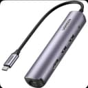 Ugreen CM-418 Typc hub 5/1 Type C to Hdmi,2*Usb 3.0,Type-C PD,Lan 1gb