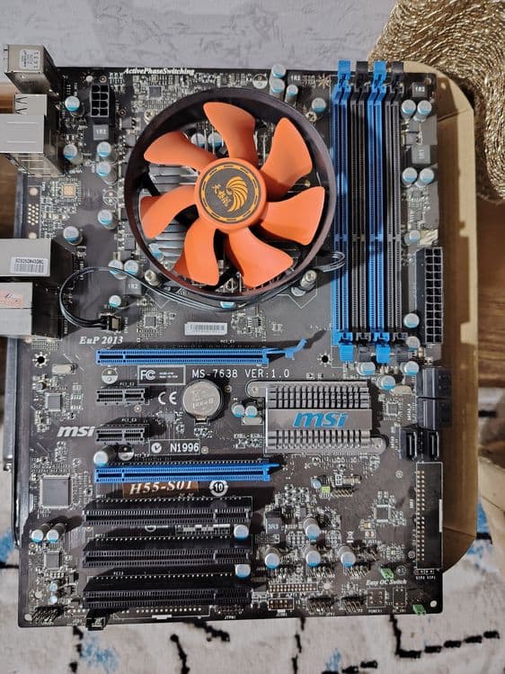 Мат. Плат H55 и проц i3 540ozu 4gb. — 1