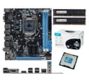 Материнская плата AXLE H61 + CPU Core i5 + DDR3 8GB