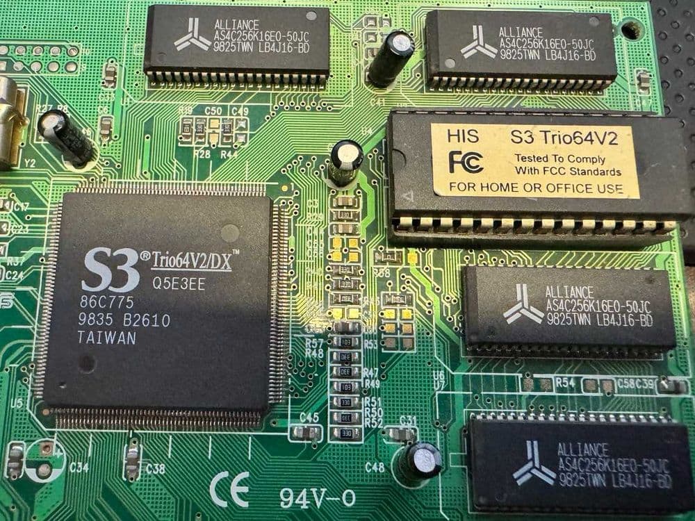 Видеокарта HIS S3 Trio64V2 (Retrogaming/VINTAGE 1996) — 1