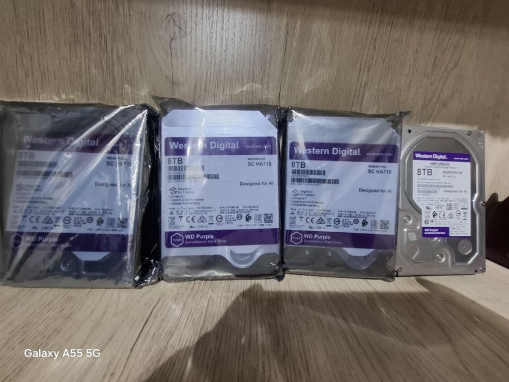 HDD WD Purple 8 TB Жесткие 100% — 1
