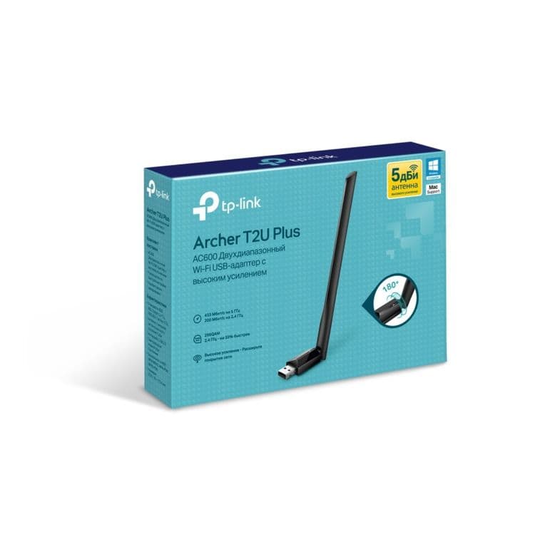Wi-Fi приёмник адаптер Tp-Link Wi-Fi Archer T2U Plus — 1
