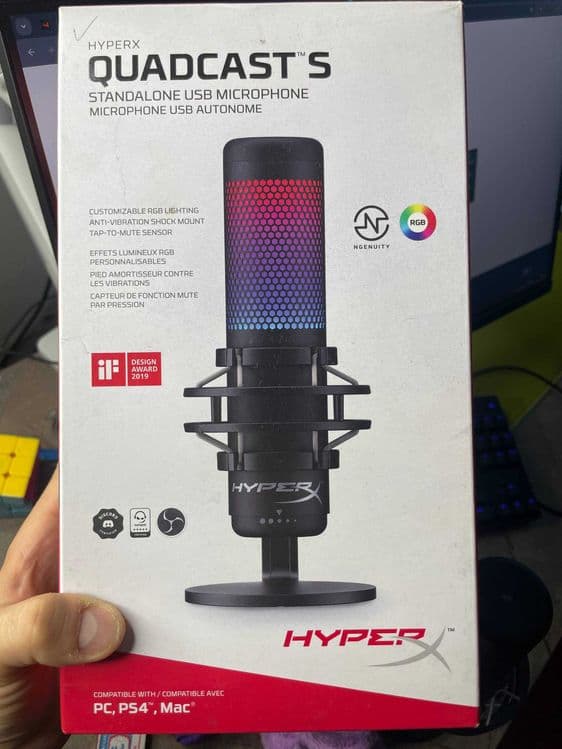 HyperX Quadcast S Mikrofon — 1