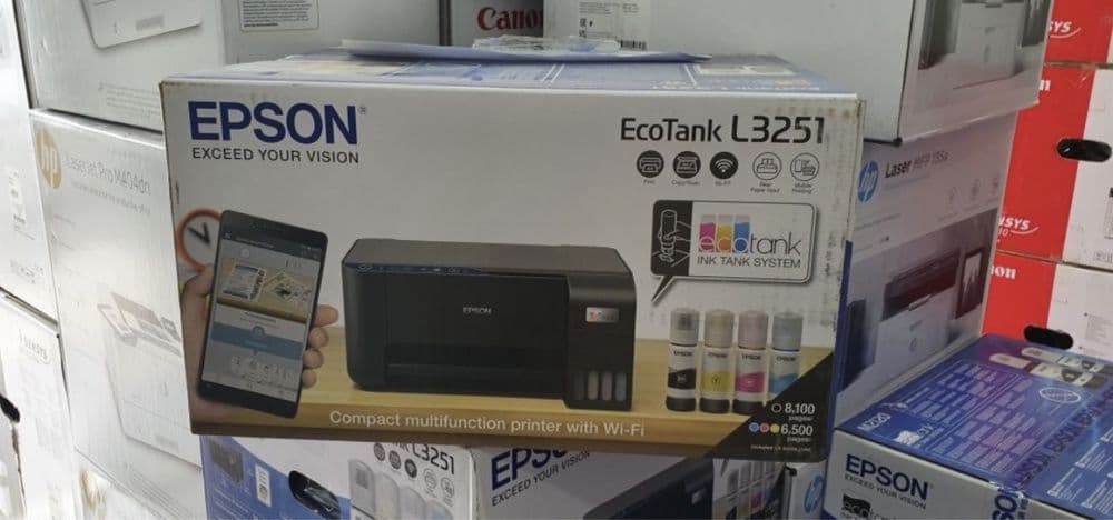 Принтер Еpson L3251 ( 3 в 1 ) + Wi-Fi цветной — 1
