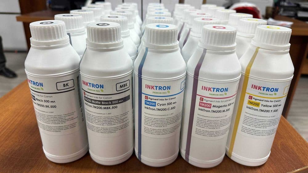 Canon iPF Плоттерлари учун Комплект Сиёҳ 5х500мл. InkTron. Пигментли. — 1