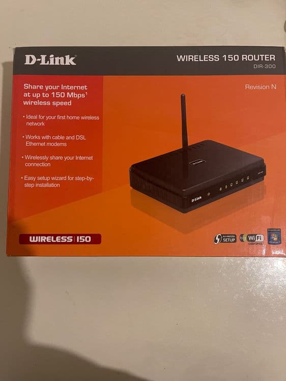 Router D-Link WIRELESS 150 ROUTER DIR 300 — 1