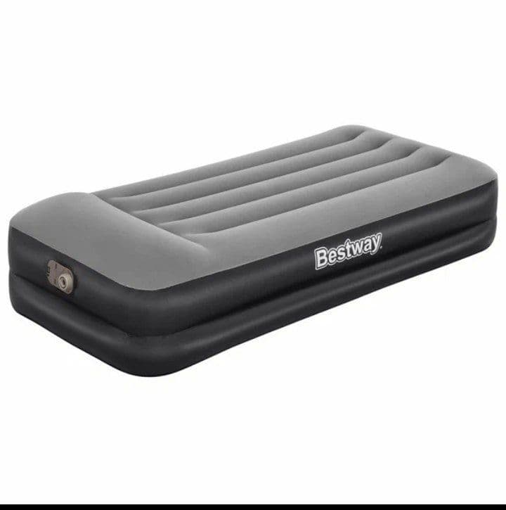 Bestway 67401 — Односпальная надувная кровать с насосом — 1