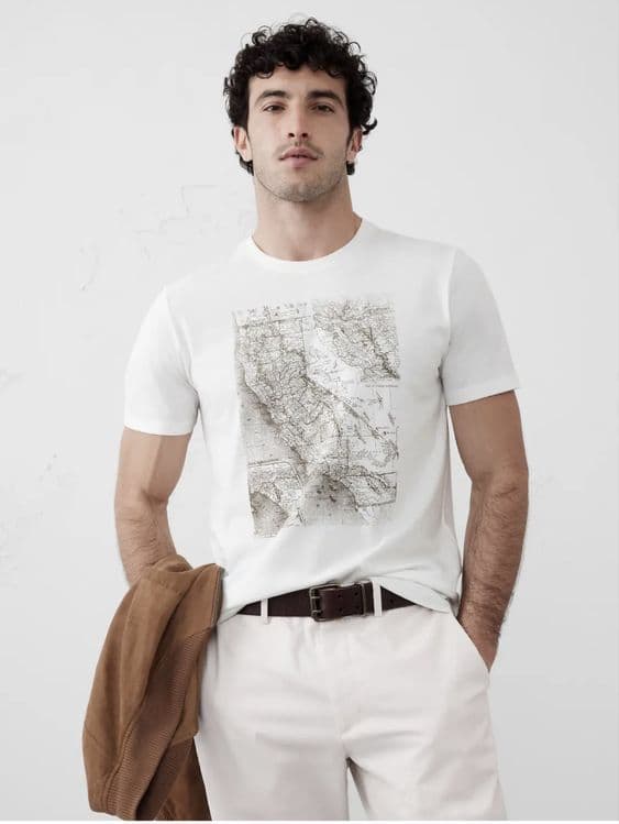Футболка из Америки. Акшдан футболка Banana Republic. — 1