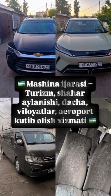 TURIZM UCHUN AVTOMOBIL IJARASI-Toshkentdan butun O‘zbekiston boylab! — 1