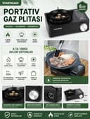 Складная туристическая газовая плита