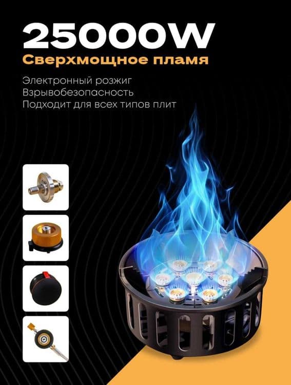 Складная туристическая газовая плита — 1