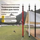Кемпинговые телескопические стойки (опоры) для установки тента, 2.3 м.