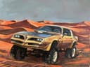 Картина с машиной Pontiac Firebird