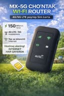 MX-5G Choʻntak WiFi Router 4G 5G LTE Router Sim karta, вифи роутер
