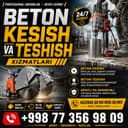 Almazne bur xizmati beton teshish beton keshish beton buzish xizmati