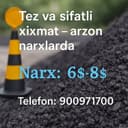 Asfalt (aspalt) xizmatlari Toshkent shahar va Toshkent viloyati