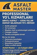 Асфальт ARZONNARXDA sifatli va ishonchli