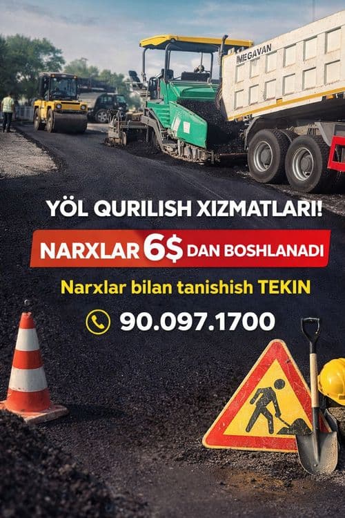 Toshkent bo‘ylab asfaltlash xizmati — 1