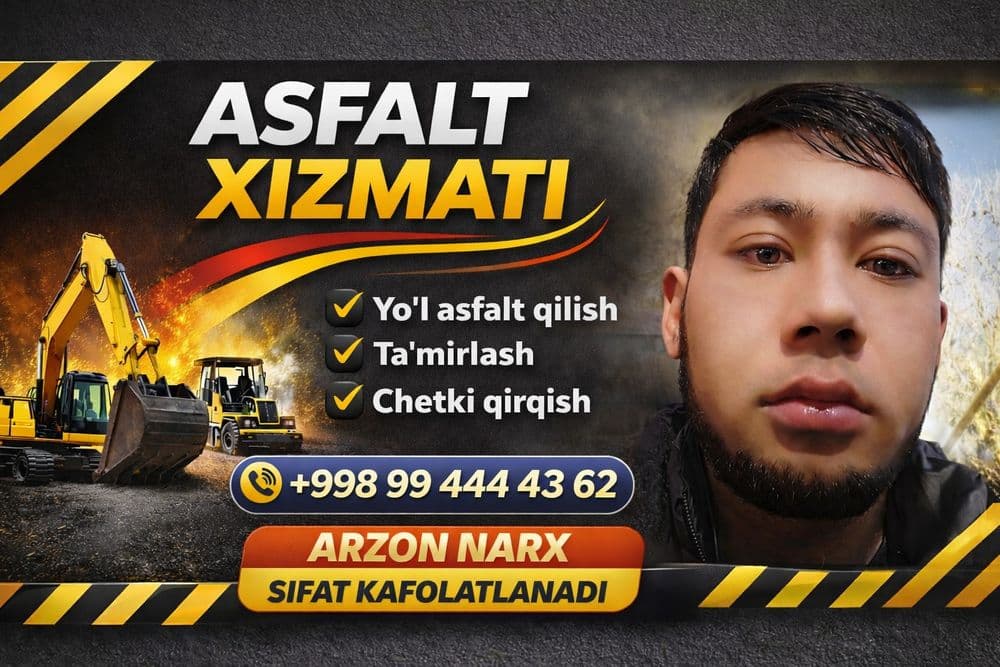 Asfalt xizmati sifatli va ishonchli — 1