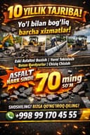 Asfalt yotqizish xizmati