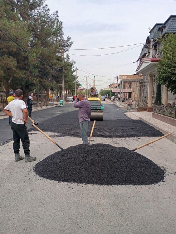 Asfaltlash xizmati arzon narxlarda Асфальт — 1