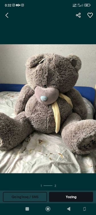 Teddy. Yangi buyi 1.80 — 1