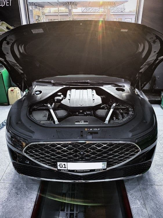 Замена масла Genesis G90 — 1